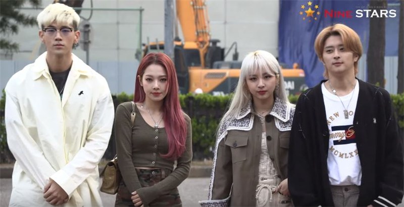 KARD arriving at Music Bank, April 2019